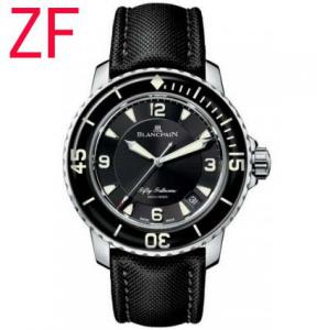 乱真神器!ZF廠最新寶珀五十噚手錶,最高端BLANCPAIN 五十噚5015-1130白金腕錶,蓝宝石玻璃和圈口,蝴蝴扣,最美最強夜光!运动大块男表