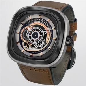 超A高仿Sevenfriday瑞表7個七個星期五男士皮帶機械手錶P2B/01，原版1比1正品完美復刻，搭載原裝進口西鐵城機械機芯，超A做工