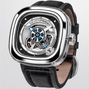 1：1 SEVENFRIDAY瑞表7個七個星期五男士手錶皮帶機械S1/01腕錶，正品1比1方形精鋼錶殼，超A復刻西鐵城機械機芯，頂級復刻做工