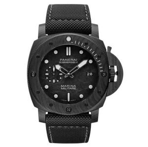VS頂級復刻版沛納海SUBMERSIBLE 潛行系列PAM00979腕表,47mm迷彩黑色大表盤,真碳纖維材料辨別市面假碳纖,調時同真品同樣,密底更加分無破綻