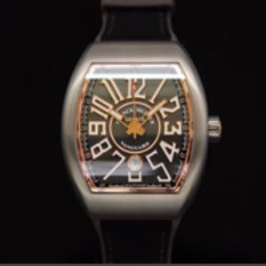 GF大廠製作FRANCK MULLER法穆蘭Vanguard系列V45，酒桶形鈦金屬錶殼，2824自动機芯，原裝摺疊表扣