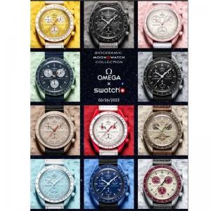 swatch omega聯名款手表，歐米茄和Swatch聯名表爆火,壹表難求，價格被炒高12倍！