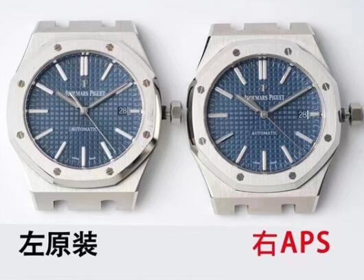 APS厂爱彼最好的15400真假对比，重大升級3120機心不再一眼假，擺輪位置跟官方一樣，區別ZF廠和JF廠！